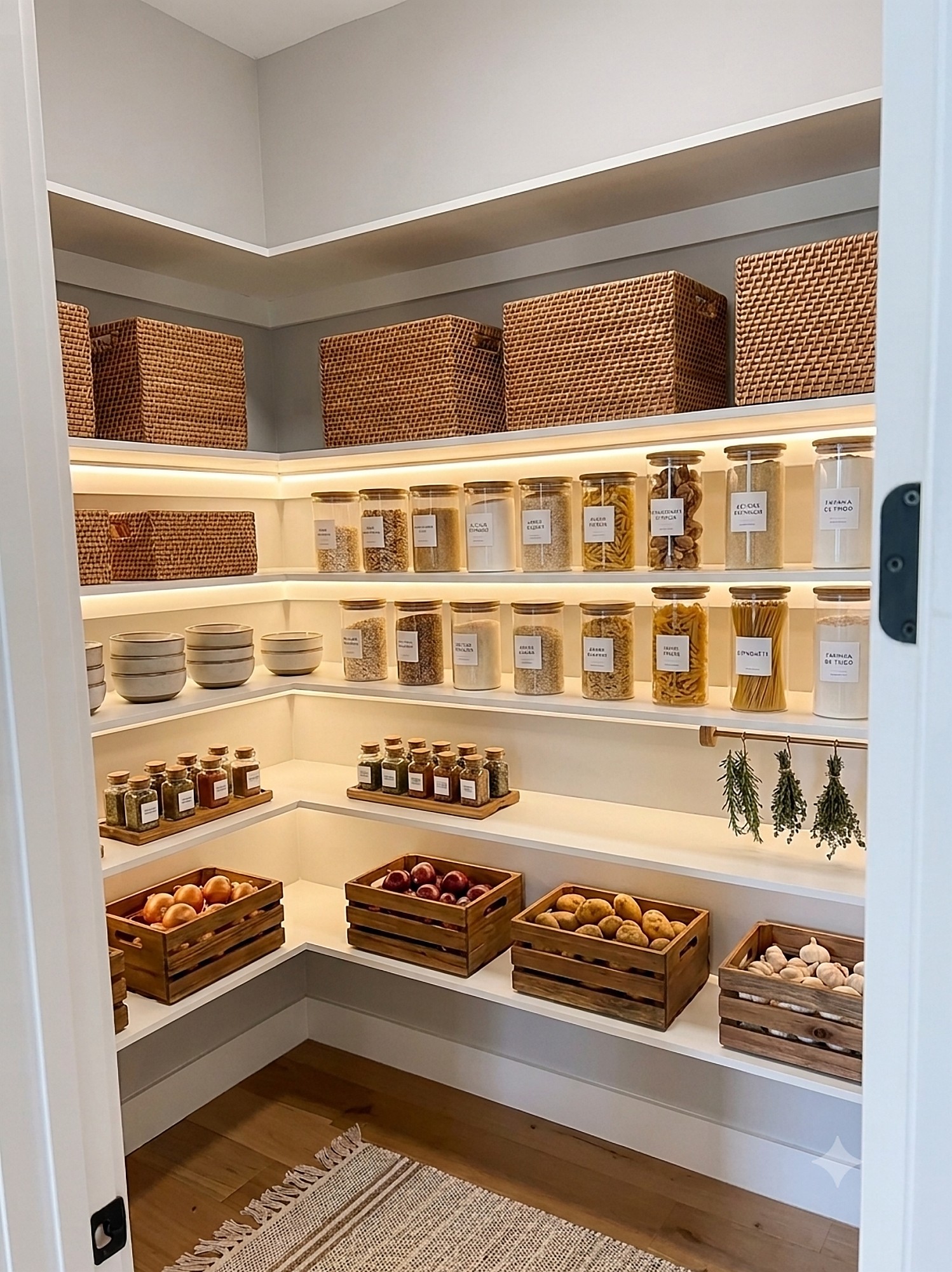Custom walk-in shelving system Orlando